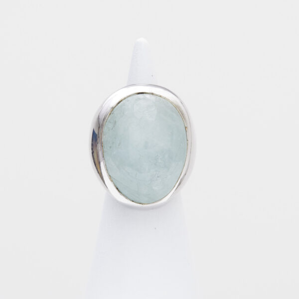 Anello in Argento con Acquamarina