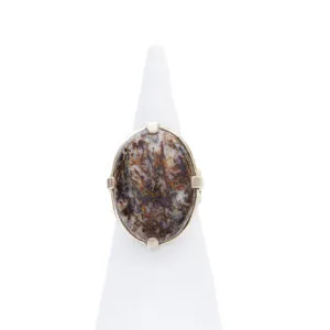 Anello in Argento con Astrofillite Ovale