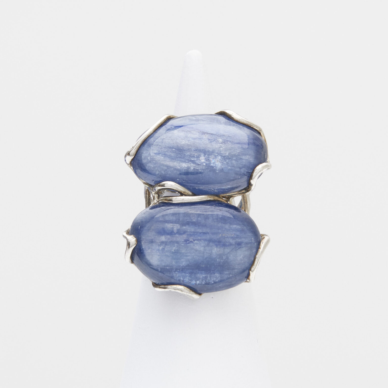 Bracelet En Kyanite Et Argent 925 - Création Samarcanda Gioielli, Fait Main En Italie, Longueur ~21 Cm