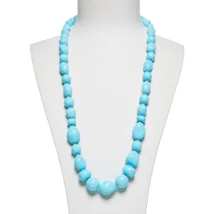 Collana in Pasta di Turchese con Chiusura in argento