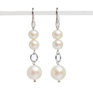Orecchini in Perle ed Argento