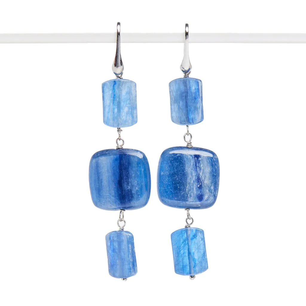 Orecchini in Cianite