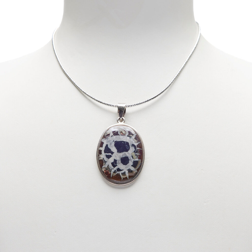 Ciondolo con Septaria in Argento
