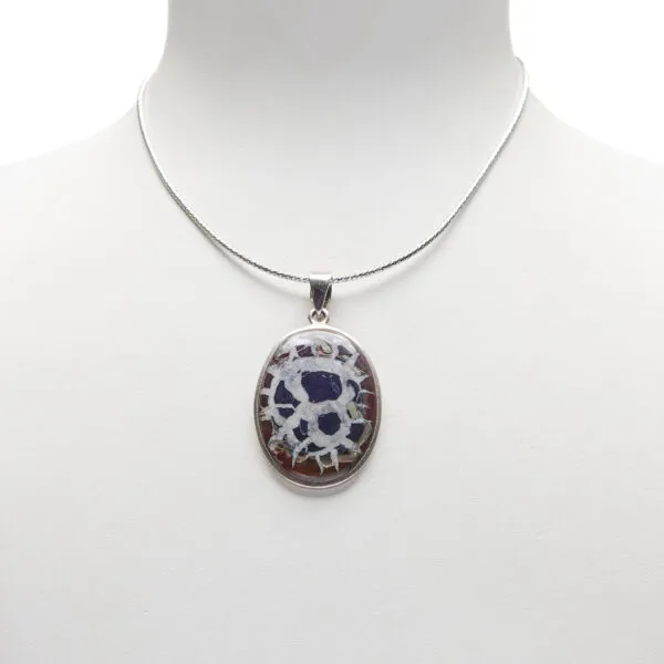 Pendentif Septaria en argent
