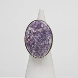 Anello Regolabile in Argento con Ciaroite