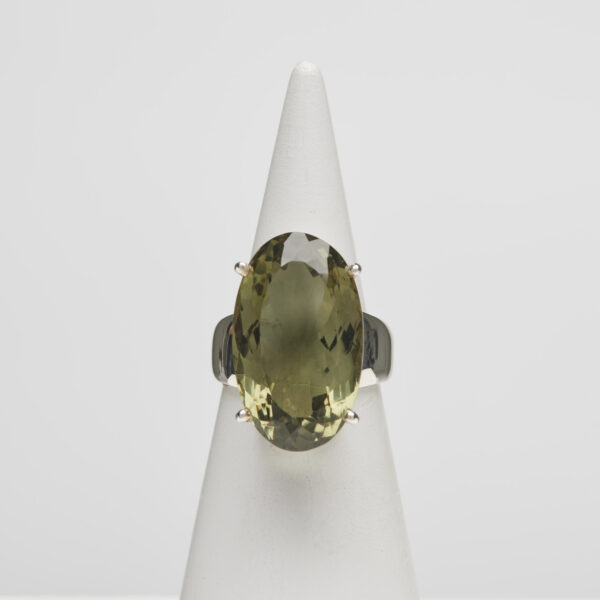 Anello in Argento con Prasiolite