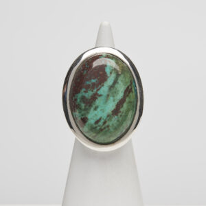 Anello Regolabile in Argento con Turchese