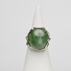 Anello in Argento con Agata Muschiata