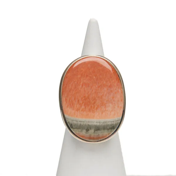 Anello in Argento con Celesto Barite