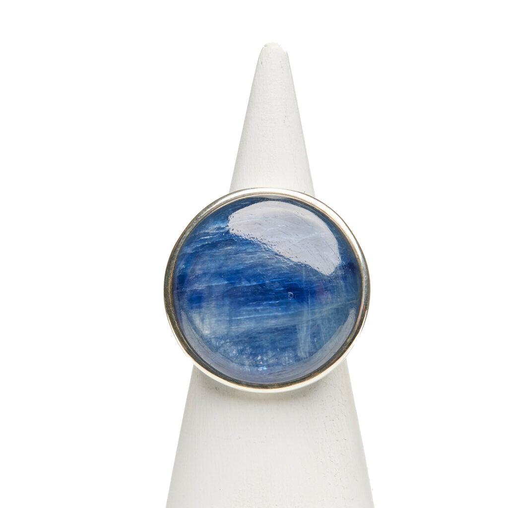Anello in Argento con Cianite