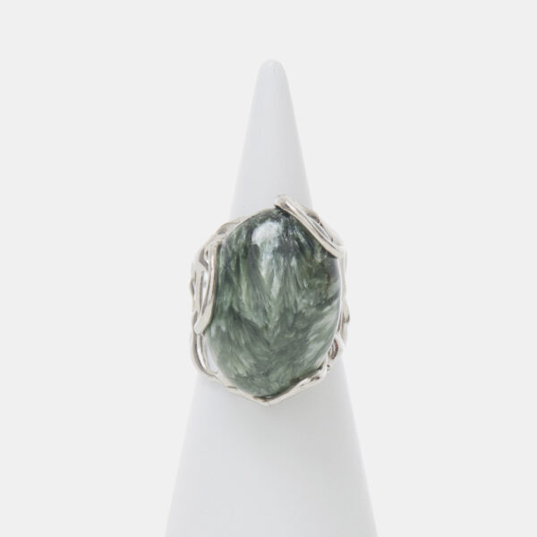 Anello Regolabile in Argento con Serafinite