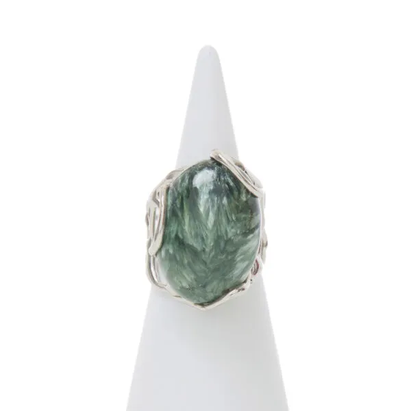 Anello Regolabile in Argento con Serafinite