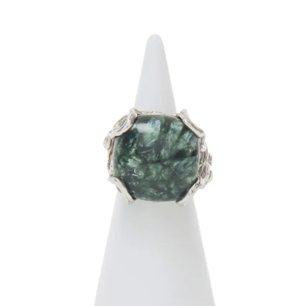 Anello Regolabile in Argento con Serafinite