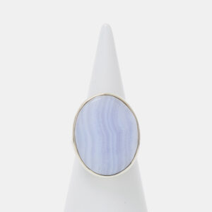 Anello in Argento con Calcedonio