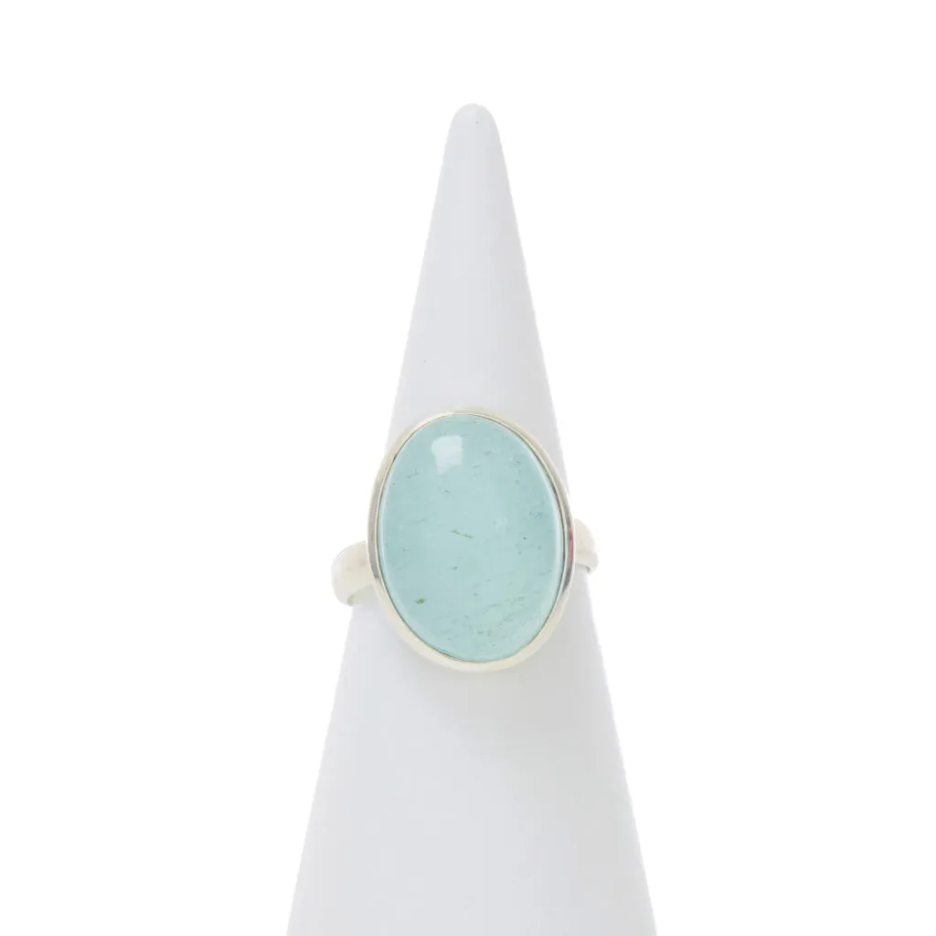 Anello in Argento con Acquamarina