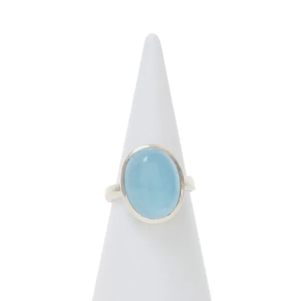 Anello in Argento con Acquamarina