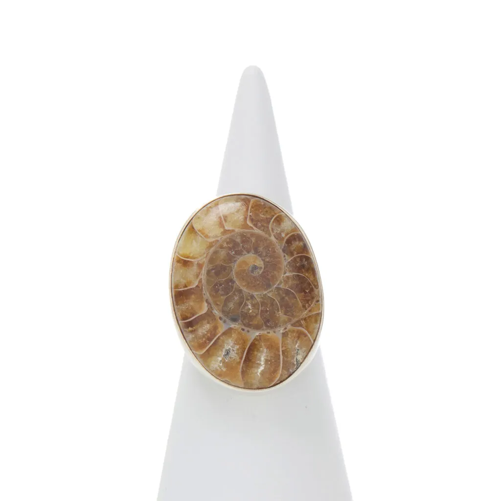 Anello in Argento con Ammonite