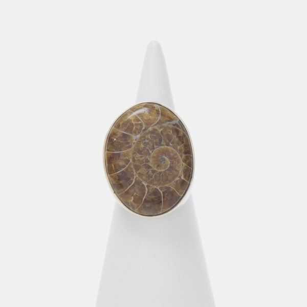 Anello in Argento con Ammonite