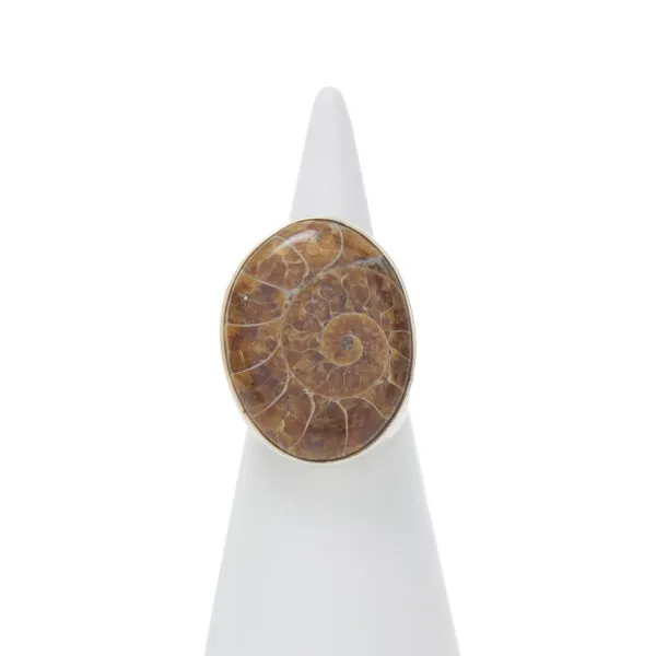 Anello in Argento con Ammonite