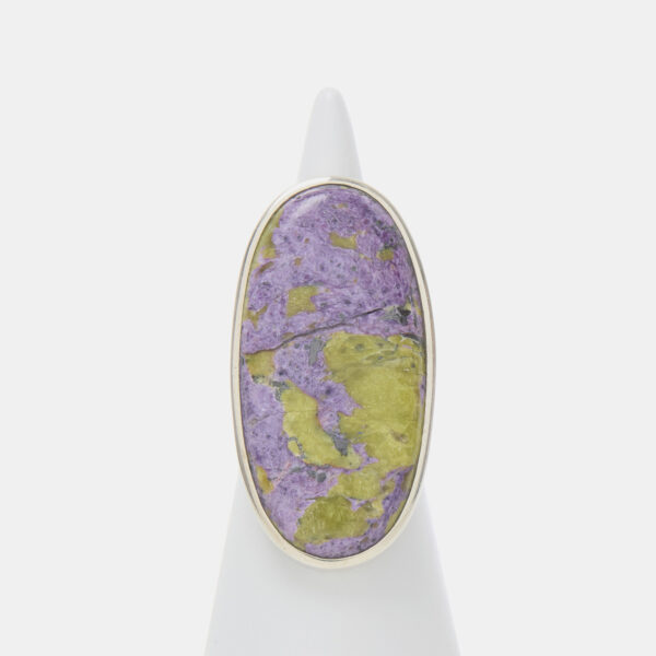 Anello in Argento con Atlantisite