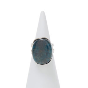 Anello Regolabile in Argento con Apatite