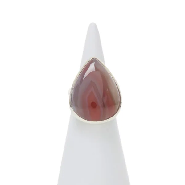 Anello in Argento con Agata Naturale
