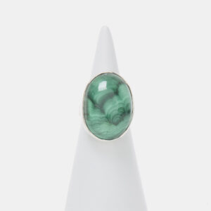 Anello in Argento con Malachite