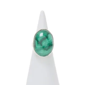 Anello in Argento con Malachite