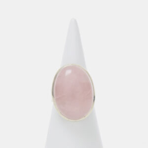 Anello in Argento con Quarzo Rosa