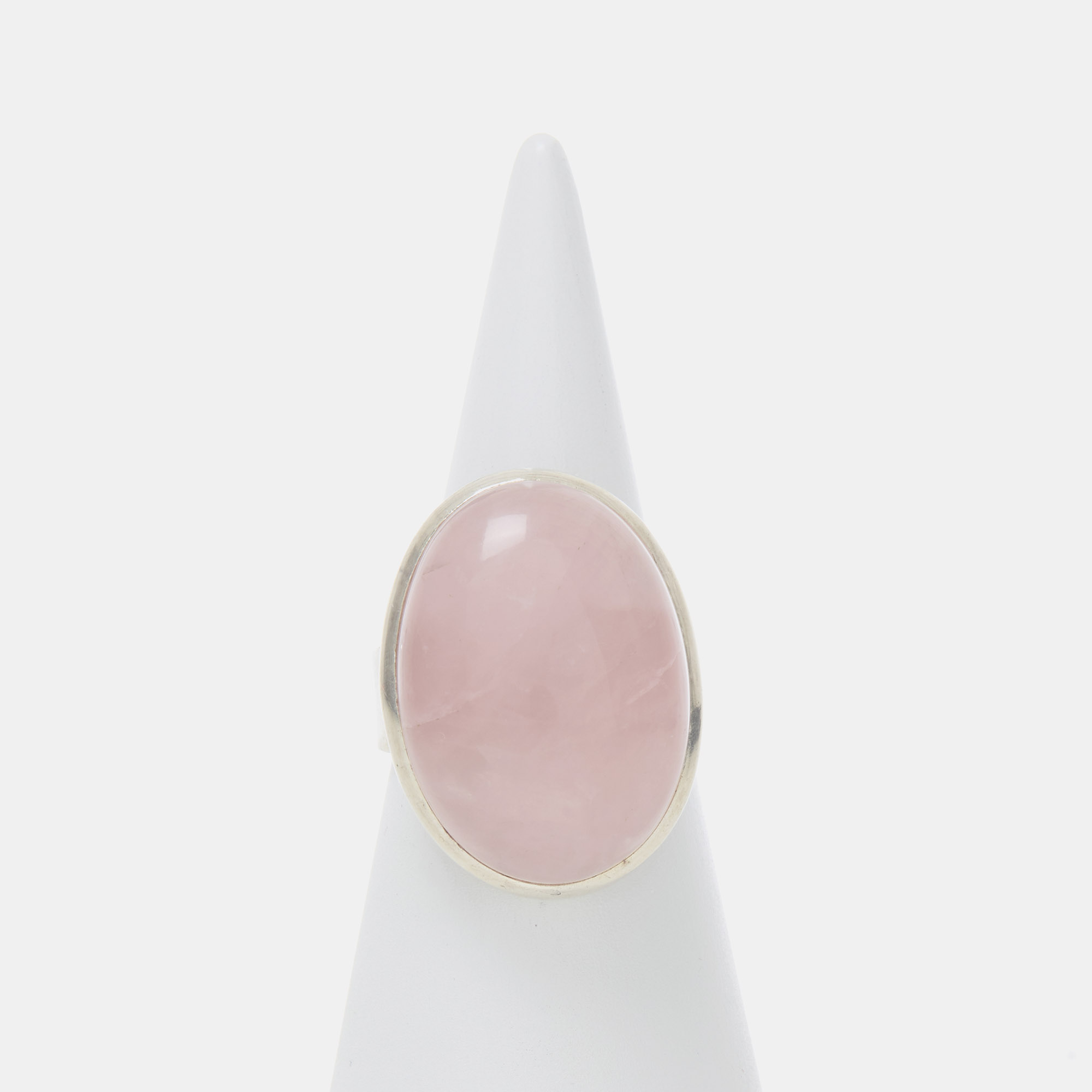 Anello in Argento con Quarzo Rosa Anello in Argento con Quarzo Rosa