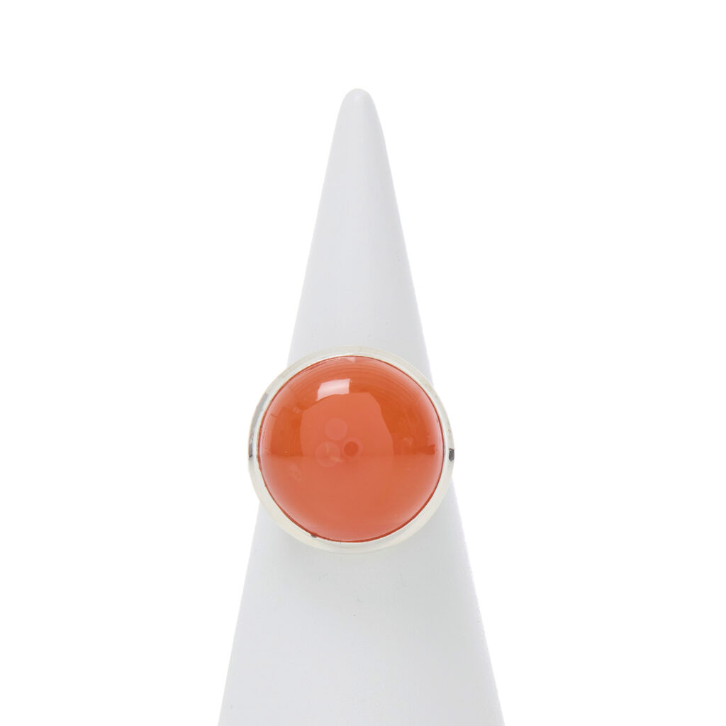 Anello in Argento con Corniola