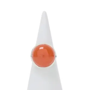 Zilveren ring met Carneool