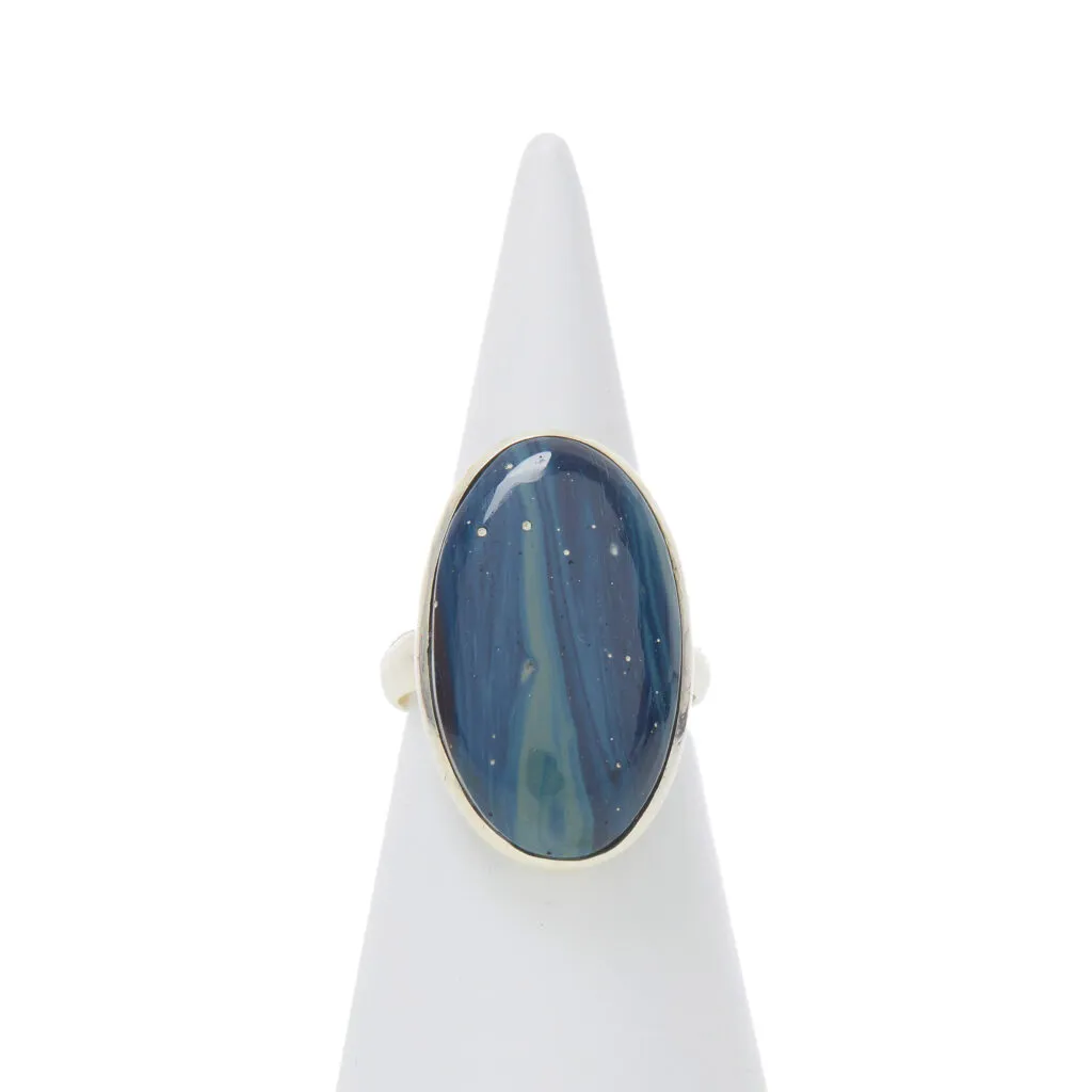 Anello in Argento con Blue Leland