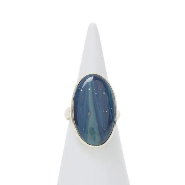 Anello in Argento con Blue Leland