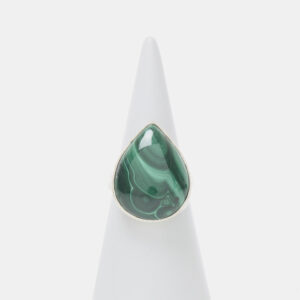 Anello in Argento con Malachite