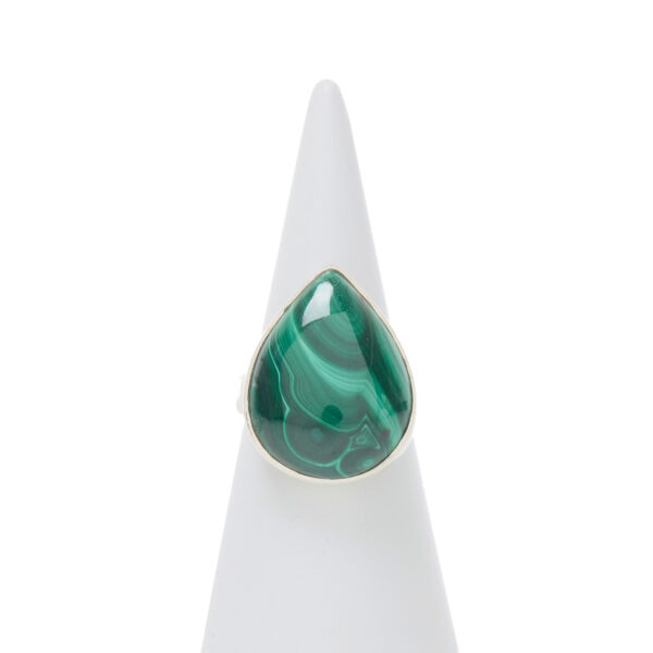 Anello in Argento con Malachite