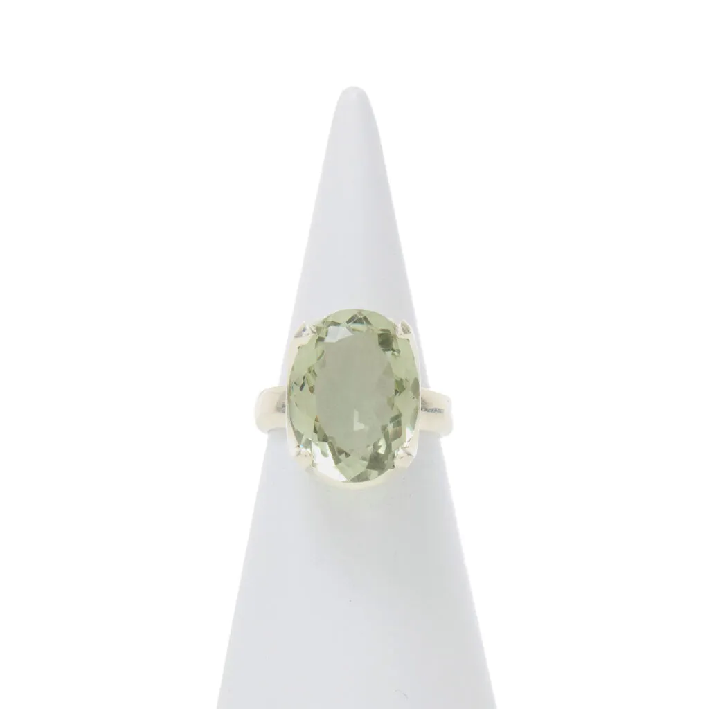 Anello in Argento con Prasiolite