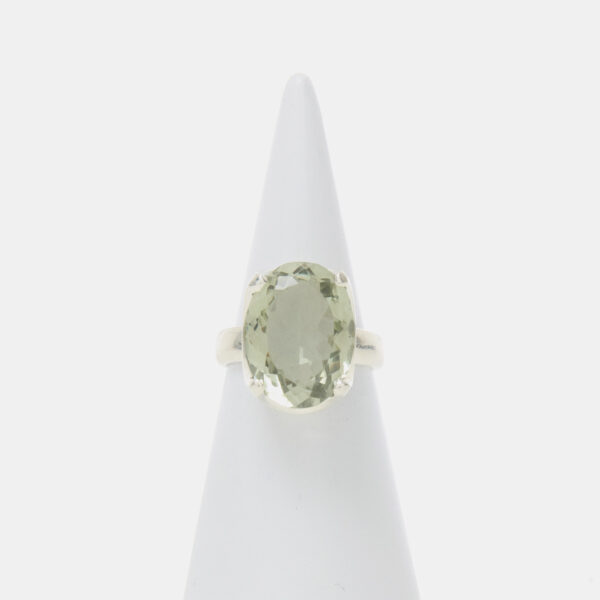 Anello in Argento con Prasiolite