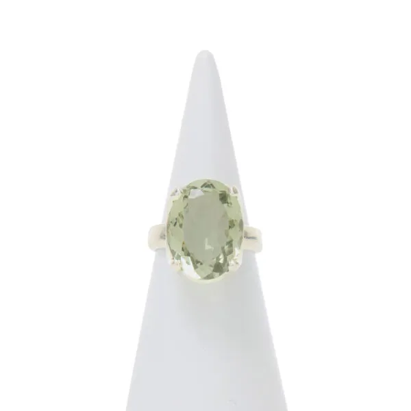 Anello in Argento con Prasiolite