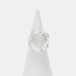 Anello in Argento con Cristallo di Rocca