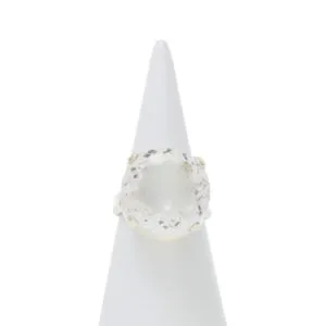 Zilveren ring met bergkristal