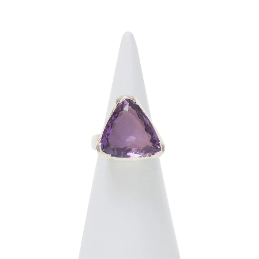 Anello in Argento con Quarzo Ametista