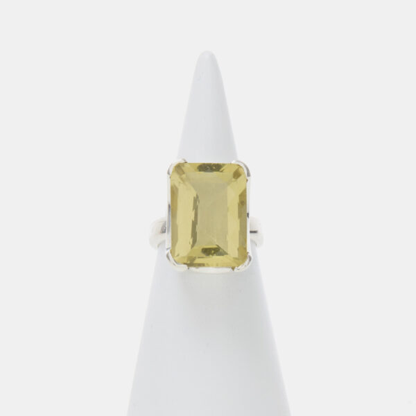 Anello in Argento con Citrino Lemon