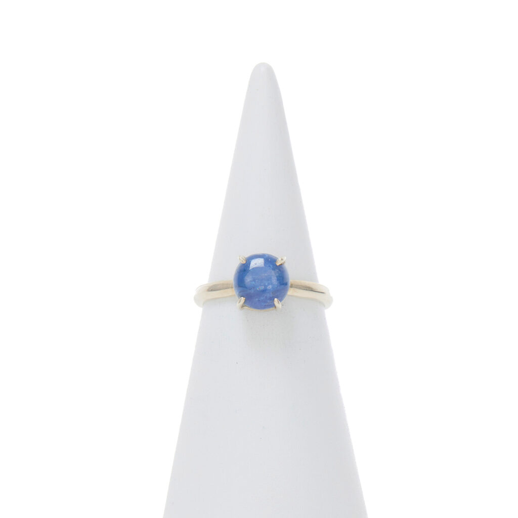 Anello in argento con Cianite