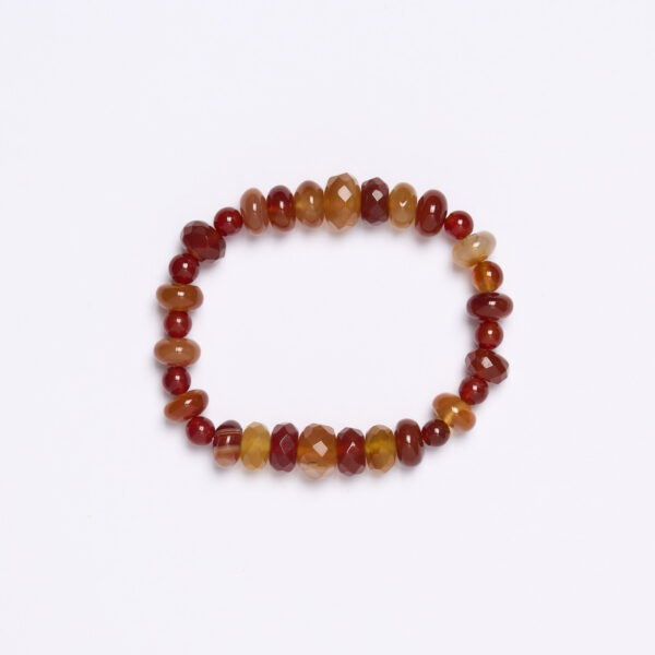 Bracciale elastico in Corniola