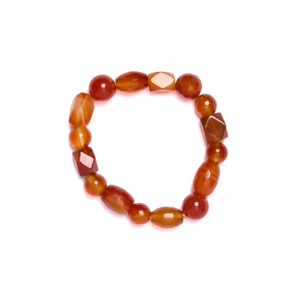 Bracciale elastico in Corniola