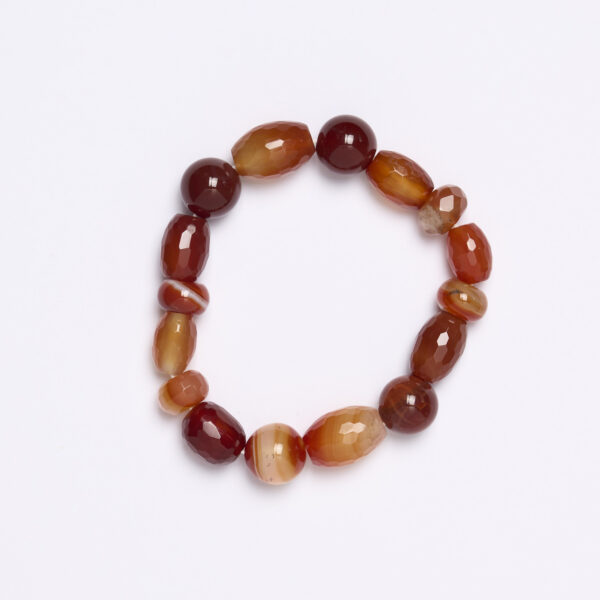 Bracciale elastico in Corniola