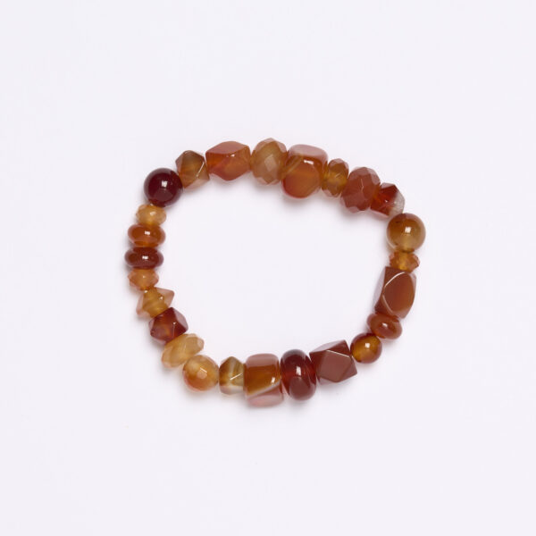 Bracciale elastico in Corniola