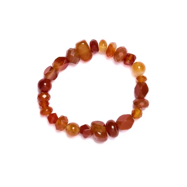 Bracciale elastico in Corniola