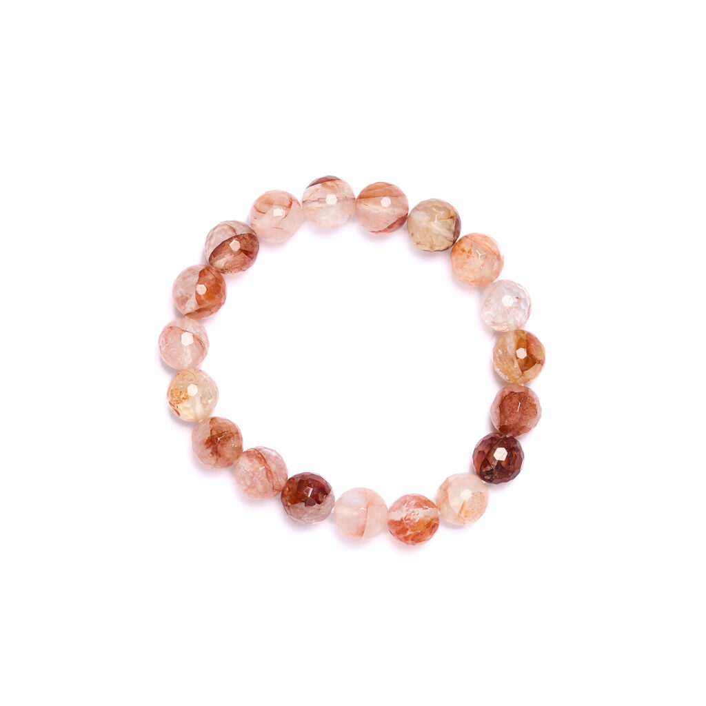 Bracciale elastico in Quarzo Ematoide